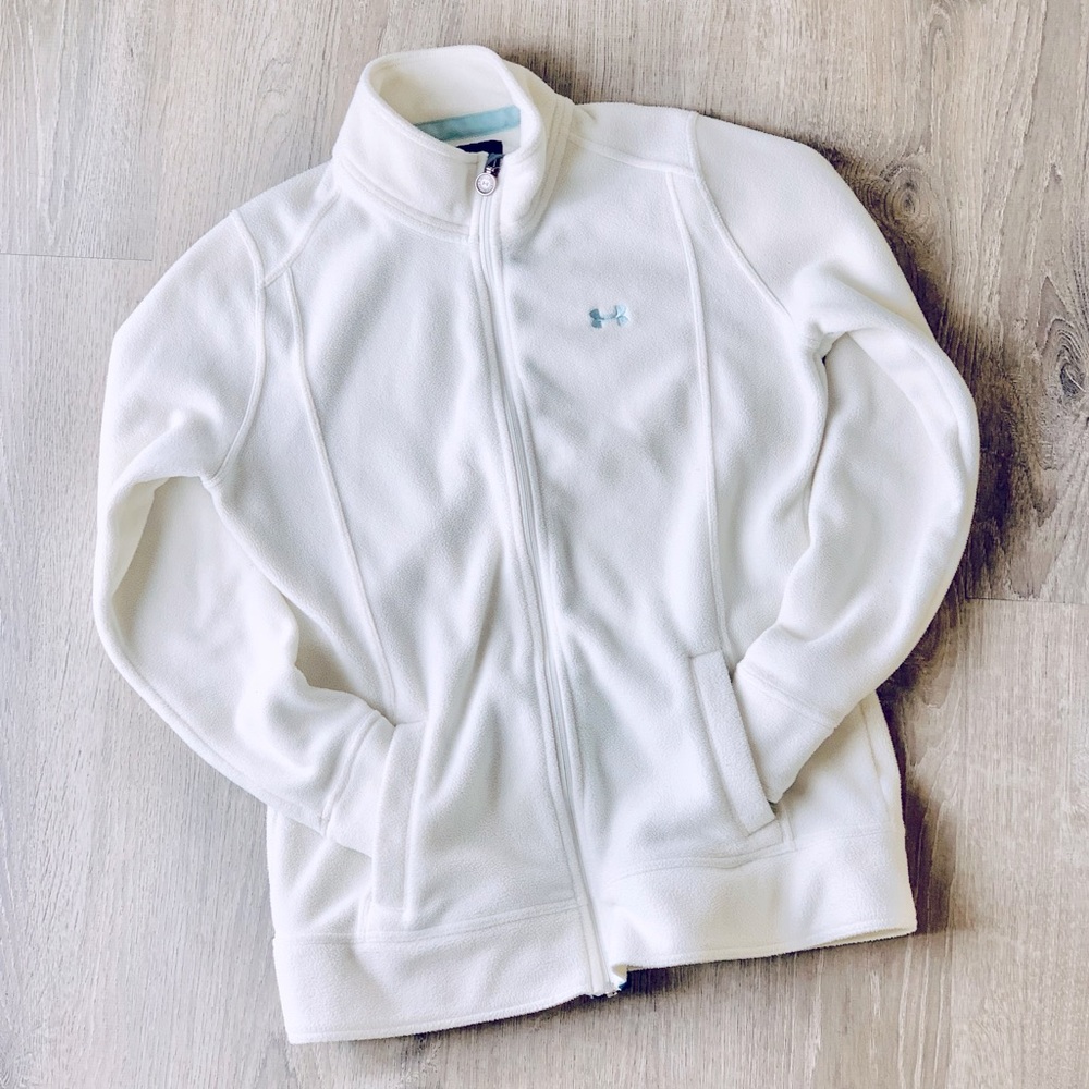 EUC Under Armour Women’s Large Zippered Fleece Jacket Like New